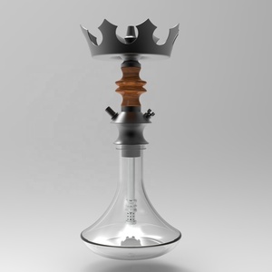 Narguilé en bois Shisha personnalisé avancé narguilé arabe en gros narguilé de production en acier inoxydable narguilé - Product Image 6