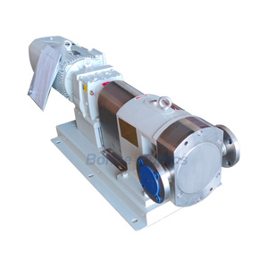 Bonve thép không gỉ rotor bơm ROTARY lobe bơm cho nhựa Phenolic dính độ nhớt cao chất lỏng chuyển bơm - Product Image 1