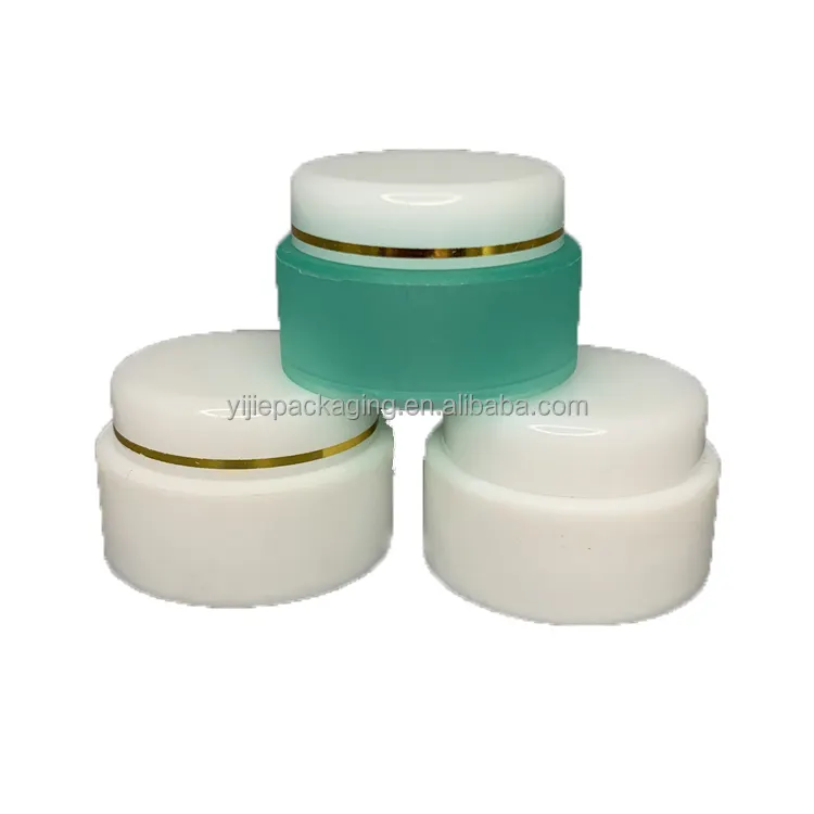 Einzelhandel OEM ODM Round Plastic 10ml Kosmetik creme Leeres Glas 1 Käufer