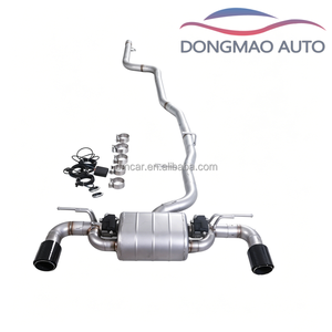 DM Adatto per BMW <span class=keywords><strong>F20</strong></span> 116i <span class=keywords><strong>B38</strong></span> 1.5T del 2015, Tubo di Scarico Regolabile a Doppia Valvola con Terminale a Coda di Rondine - Product Image 6
