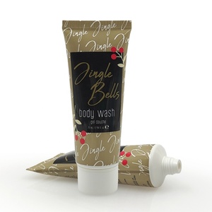 High Quality 75ml 100ml <b>Plastic</b> Cosmetic Empty <b>Tubes</b> With Screw Cap for Body Wash Gel Douche - Product Image 2
