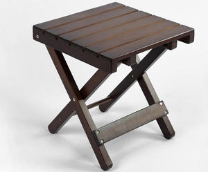 HOYE CRAFTS-taburete plegable de madera de alta calidad, para acampar al aire libre, portátil - Product Image 5