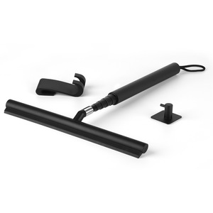 Adjustable Telescopic Rod Glass <b>Scraper</b> Cleaning Tool with Silicone Handle - Product Image 5