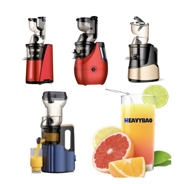 Low Speed Big Mouth Cold Press Juicer Extractor Machine Electric Juicer Blender for Home Fruit Apple Orange