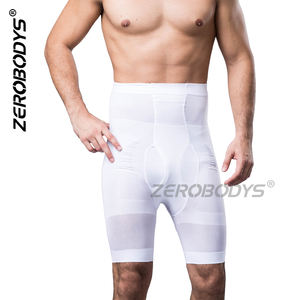 ZEROBODYS W071 Shapewear sculptant pour homme à taille haute, effet ventre plat, rehausseur de fesses, avec logo personnalisé, pour corriger les creux des hanches - Product Image 2