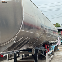 Semi-remorque citerne à carburant de 45 000 litres à prix d'usine, semi-remorque citerne à huile à 3 essieux, citerne à carburant à vendre