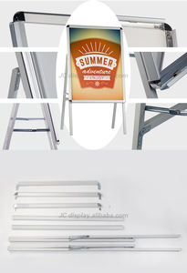 Лидер продаж, алюминиевая пластиковая Портативная подставка для плаката, рекламная подставка для наружной рекламы - Product Image 5