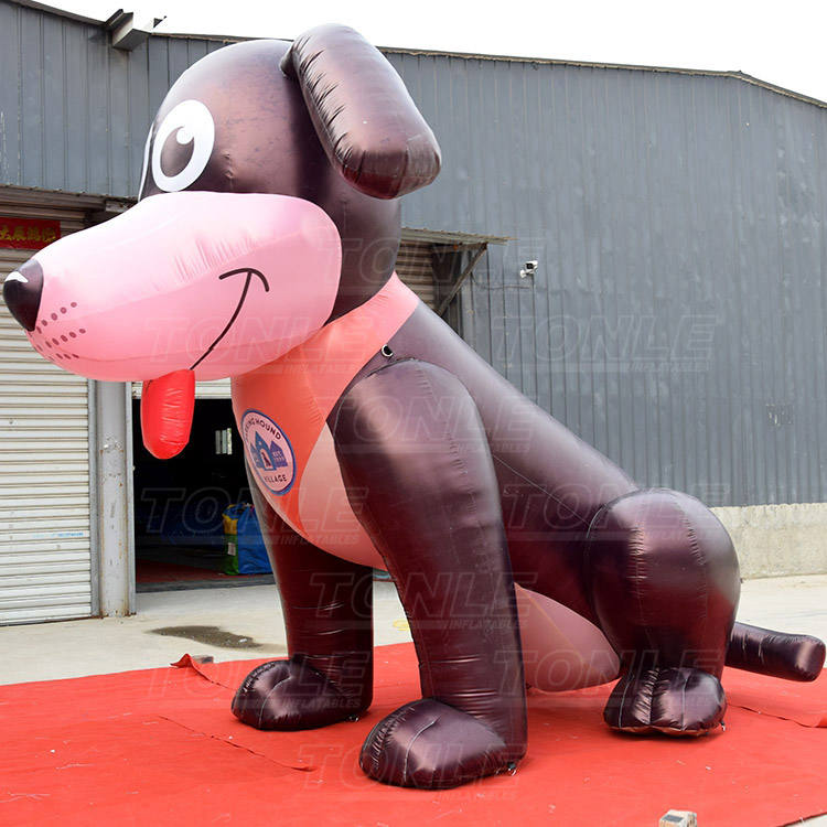 Custom Inflatable Dog Model - 4m Tall Advertising Puppy for Parks ...