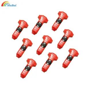 1Pin T shape Wire Connector 18-22AWG no welding Quick Lock Splice snap Connectors Cable clamp Terminal Block Splice