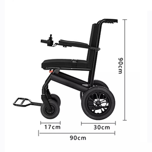 Silla de Ruedas Eléctrica Portátil Ultraligera de 14 kg con Doble Batería de Litio, Sin Escobillas, Silenciosa, Apta para Viajes Aéreos - Product Image 4