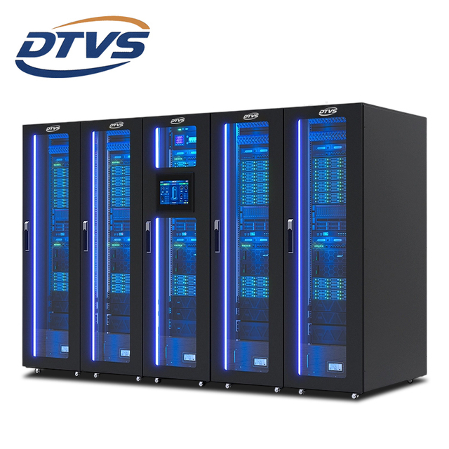 Smart Server Rack Modular Computer Room 19 Inch 42U Network Cabinet with UPS/PSMS/PDU Micro Data Center