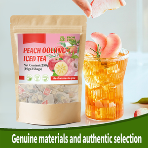 Sachets de thé aux fruits OEM Pêche Oolong – Saveur naturelle de pêche mélangée à un thé Oolong de haute qualité – Thé aux herbes rafraîchissant et sans sucre - Product Image 4