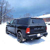 Bâche de benne de camionnette en aluminium haut de gamme pour extérieur, compatible Dodge RAM 1500 5.5FT 19+, avec boîte de rangement étanche