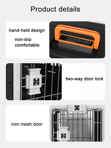 Vente en gros, cage de chat en acier inoxydable, porte-animal pliable de voyage xxl, cage pour chat, caisse pour chien - Product Image 3