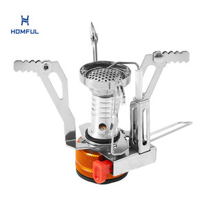 Réchaud de <span class=keywords><strong>camping</strong></span> miniature HOMFUL pour cuisson au <span class=keywords><strong>gaz</strong></span>, portable, pour pique-nique et randonnée - Product Image 1
