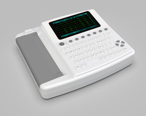 Equipo de análisis médico <span class=keywords><strong>Digital</strong></span> 12 derivaciones doce canales <span class=keywords><strong>ECG</strong></span> máquina Monitor <span class=keywords><strong>ECG</strong></span> dispositivo con precio bajo - Product Image 2
