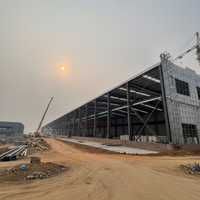Atelier préfabriqué en acier avec une planification fonctionnelle de l'espace et une conception structurelle personnalisée pour les projets industriels