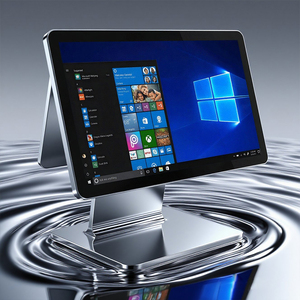 Mới nhất siêu mỏng 15.6-inch Hợp kim nhôm dual-màn hình hệ thống POS 11.6-inch POS Tiền mặt đăng ký cho doanh số bán hàng thanh toán điểm cuối - Product Image 1