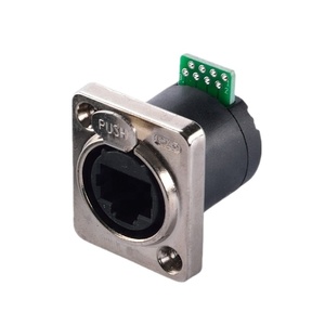 M19 jnicon RJ45 chỗ ngồi + RJ45 cắm IP65 thiết bị tự động hóa thông tin liên lạc kết nối không thấm nước - Product Image 6