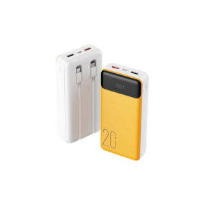Batería Externa Portátil Delgada de Ultra Alta Capacidad de 20000 mAh con Logotipo Personalizado, Cable <span class=keywords><strong>Tipo</strong></span> <span class=keywords><strong>C</strong></span> Integrado para Teléfonos Inteligentes - Product Image 3