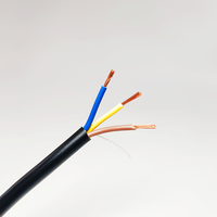 2/3/4/5 inti 0.75mm 2/1mm 2/1.5mm 2/2.5mm2 H05VV-F terjalin Multi-Core RVV/RV rumah kawat kabel dengan isolasi PVC