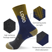 LINGTU Usine personnalisée OEM ODM Logo Chaussettes en laine mérinos de haute qualité à séchage rapide Chaussettes de sol Chaussettes en laine