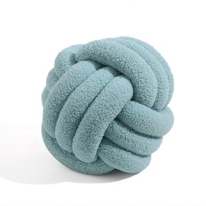Décor à la maison oreiller canapé oreiller salon coussin sphérique 22 28 35 cm agneau velours noeud oreiller <span class=keywords><strong>boule</strong></span> - Product Image 1