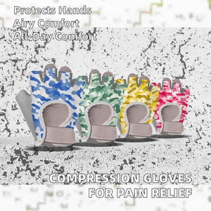 Guantes de Compresión de Medio Dedo Melenlt de Spandex para Aliviar el Dolor de Articulaciones y Artritis |   Guantes Transpirables para Terapia de Muñeca y Mano para Gimnasio - Product Image 2