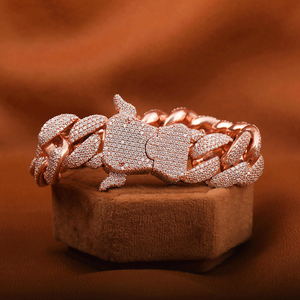 Pulsera de Eslabones Cubanos de Longitud Personalizada con Moissanita VVS, Plata 925, Joyería de Lujo, Regalo para Hombres y Mujeres - Product Image 3