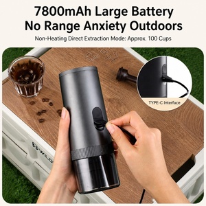 Cafetera Espresso Portátil, Dos Modos de Extracción, Agarre Texturizado Compacto, Recargable por USB, para Escritorio, Hotel y Exteriores - Product Image 4