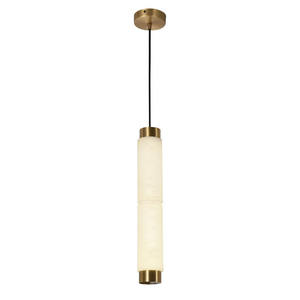 Lustre de chevet en marbre naturel espagnol Restaurant de luxe bar Chambre à coucher principale Designer Porche d'entrée Suspension suspendue - Product Image 2