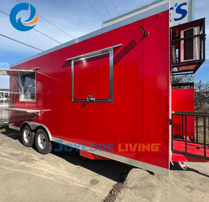 Street Food Cart Catering Trailer Mobile Coffee Truck Vintage Food Truck Catering Van Food Trailer Fully Equipped Kitchen - Product Image 6