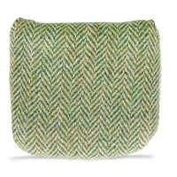 Couvre-chef de tête de club vert de tonneau en bois de conducteur de modèle de chevrons de golf d'OEM avec la doublure en peluche