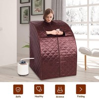 Diskon harga pabrik sauna portabel spa mandi uap untuk penggunaan rumah mini 1 orang