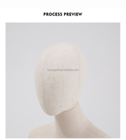 Mannequins de mode demi-corps, mannequins abstraits, torse, présentoir de vêtements, mannequins féminins, demi-mannequin féminin avec support en bois