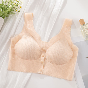 บราให้นมบุตรสไตล์เสื้อกล้ามดันทรงป้องกันการหย่อนคล้อยชุดชั้นในสตรีคัพแบบเปิดด้านหน้า - Product Image 5