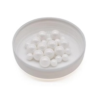 Ornement Boule en céramique Silice Boules blanches en céramique perles d'oxyde de zirconium