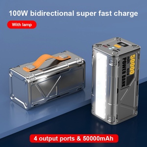 Banco de Energía Portátil PD100W con Supercarga, 50000mAh de Alta Capacidad, con Funciones LED, Cargador Móvil para Laptop y Uso en Exteriores - Product Image 6