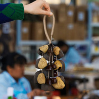 Mixed Seed Shell Shaker Design Options Handmade Nut Shell Rattle Musical Instrument Sound Effects Acoustic Percussion Sessions