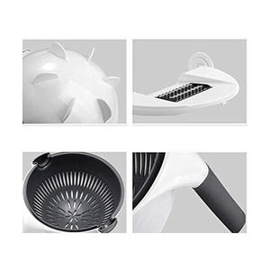 Cortador de Verduras Multifuncional 9 en 1 con Cesta de Drenaje, Rebanador Giratorio Mágico, Rallador, Utensilios de Cocina - Product Image 3