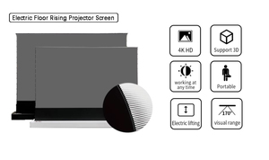 Sản phẩm mới 130 inch 16:9 4k UST alr sàn điện tăng Màn hình máy chiếu Rạp hát tại nhà UHD cbsp màn hình chiếu cơ giới - Product Image 6