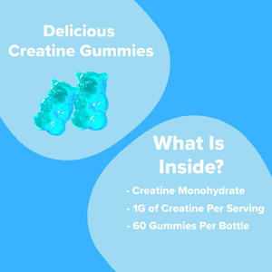 Suplementos alimenticios para atletas, suplemento <span class=keywords><strong>pre</strong></span>-entrenamiento para apoyo energético muscular para adultos, gomitas de creatina monohidratada deportiva - Product Image 5