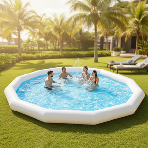 QIQU <span class=keywords><strong>Piscine</strong></span> aquatique géante mobile et portable, durable, pour le prêt <span class=keywords><strong>de</strong></span> bateaux tamponneurs et <span class=keywords><strong>de</strong></span> balles Zorb - Product Image 1