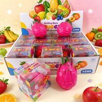 Jouet Squishy Dragon Fruit Croustillant, Jouet Anti-Stress Fruité de Simulation ASMR, Jouet à Presser Très Vendu pour Adultes