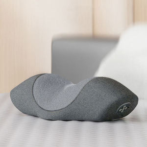 vibrating microbead massage pillow Travel Pillow U-Shaped Microbead Battery-operated Vibrating Neck Massage  Pillow