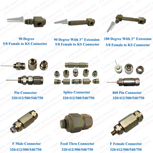 Phổ CATV 320 <span class=keywords><strong>412</strong></span> 500 540 <span class=keywords><strong>c</strong></span>áp để 5/8 Adapter f nữ nối - Product Image 3