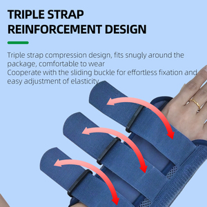 Attelle de soutien de la main et de la paume orthopédique réglable avec fixation médicale en métal pour le syndrome du canal carpien - Product Image 6