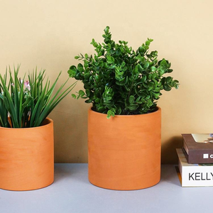 Macetas rústicas hechas a mano de arcilla de terracota, decorativas para plantas, para el hogar, jardín, balcón, patio y exhibiciones de plantas en interiores. - Product Image 1
