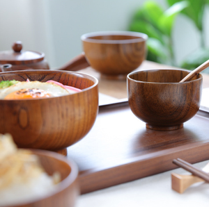 Tazón de Boda Clásico Hecho a Mano con Madera Natural Ecológica para una Alimentación Saludable - Product Image 3