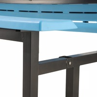 Table de cantine scolaire pliable sur mesure, design moderne, mobilier commercial OEM pour la cour de réception universitaire